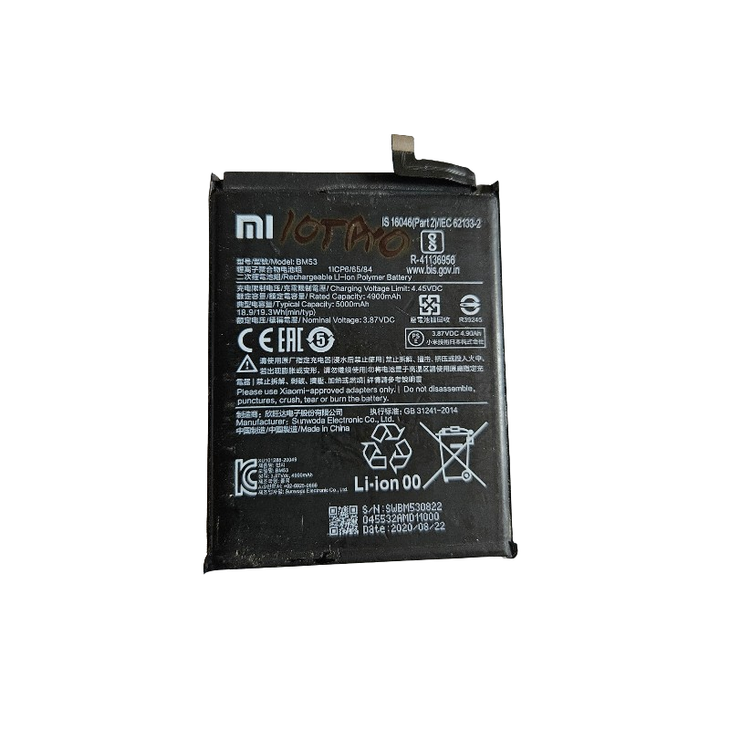 Batería Usada Original Xiaomi Mi 10T Pro BM53