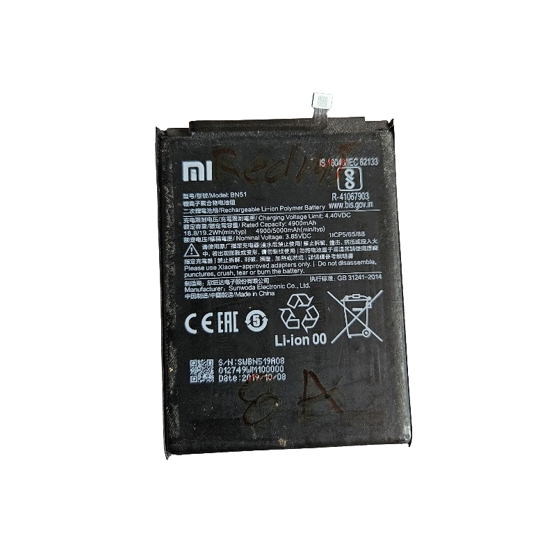 Batería Usada Original Redmi Note 8 BN51